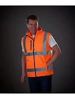 Yoko HV 006 Hi-Vis softshellová vesta 79.V006 hi vis orange Yoko HV 006 Hi-Vis softshellová vesta 79.V006 hi vis orange