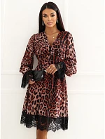 Sukienka MI SK camelowy model 22550435 - FPrice Sukienka MI SK camelowy model 22550435 - FPrice