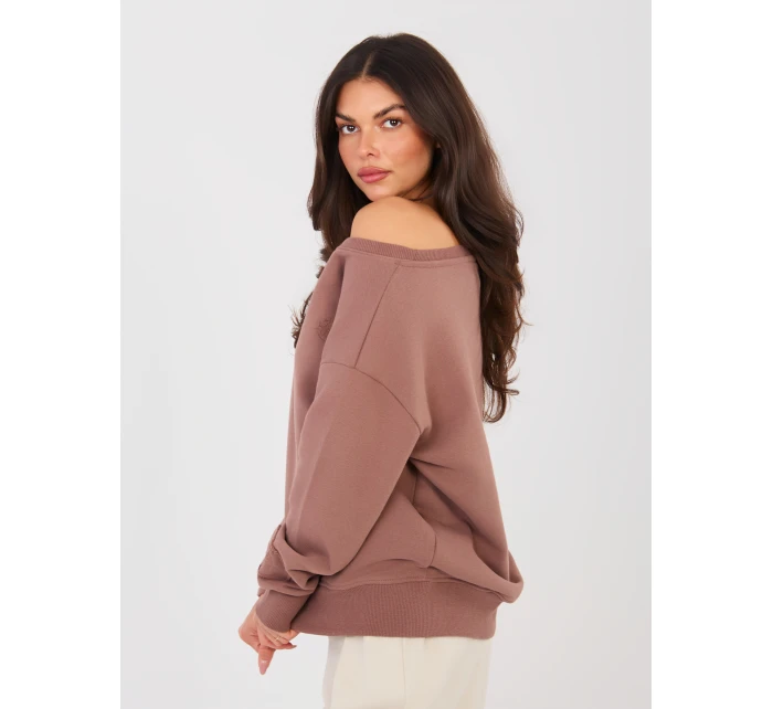 Mikina NS BL NS2567.03 hnědá