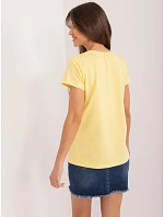 T shirt RV TS model 22293635 żółty - FPrice