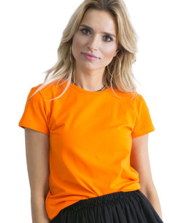 Fluo oranžové dámské bavlněné tričko Peachy