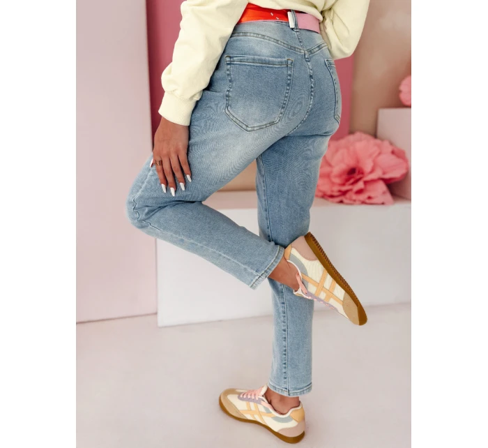 Dámské džínové kalhoty mom fit NEWGEN blue FashionStreet UY2470