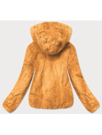 Krátká dámská bunda 2 v 1 v hořčicové barvě model 15834280 - Z-DESIGN