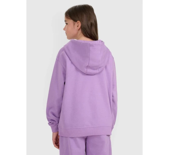 Dívčí mikina s kapucí model 21756963 - 4F Dívčí mikina s kapucí model 21756963 - 4F