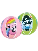 PLÁŽOVÝ MÍČ NAFUKOVACÍ PANDA 40CM 53014 RŮŽOVÁ