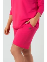 Italská móda Madri krep barva: fuchsiová