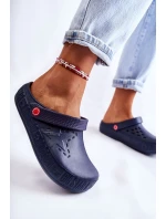 Dámské světlé pantofle Big Star model 21593810 námořnická modrá - Big Star Shoes Dámské světlé pantofle Big Star model 21593810 námořnická modrá - Big Star Shoes