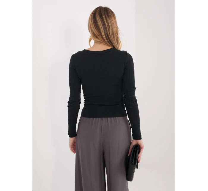 Bluzka WT BZ model 21875426 czarny - FPrice Bluzka WT BZ model 21875426 czarny - FPrice