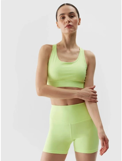 Dámská sportovní podprsenka s z materiálů limetková model 20438096 - 4F Dámská sportovní podprsenka s z materiálů limetková model 20438096 - 4F