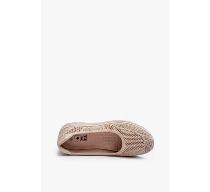 Béžové balerínky na platformě Aviaba Béžové balerínky na platformě Aviaba