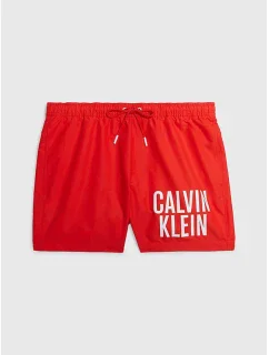 Pánské střední plavecké šortky se stahovací šňůrkou červená model 21308294 - Calvin Klein