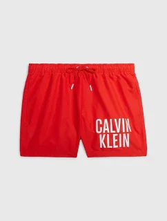 Pánské střední plavecké šortky se stahovací šňůrkou červená model 21308294 - Calvin Klein