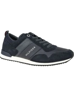 Pánská sportovní obuv  M Tmavě modrá s bílou  model 21399697 - Tommy Hilfiger