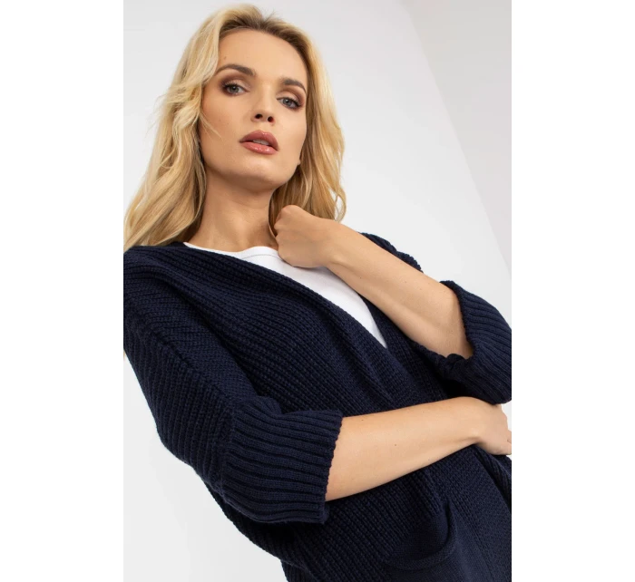 Svetr na zapínání model 171349 Rue Paris Svetr na zapínání model 171349 Rue Paris