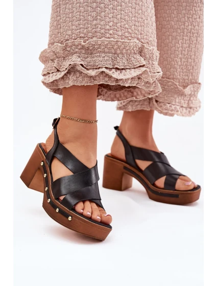 Sandály na podpatku  model 214744 Step in style