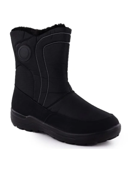 Dámské ploché zateplené sněhule černé model 21906490 - Potocki