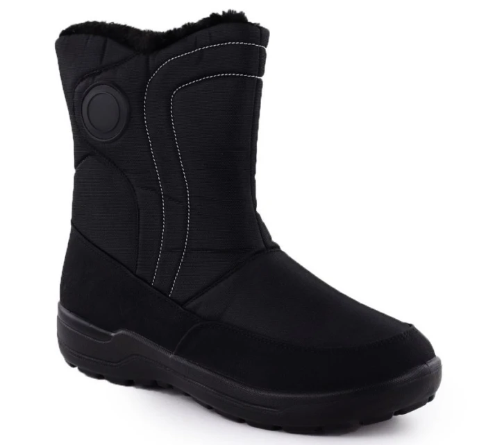 Dámské ploché zateplené sněhule černé model 21906490 - Potocki