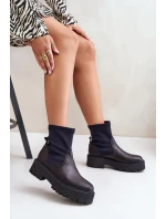 Zazoo 2947 Dámské boty z přírodní kůže černé