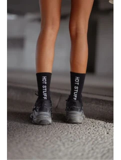 Bavlněné Dámské Ponožky HOT model 21679029 Černé - Milena