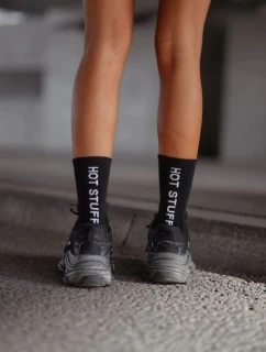 Bavlněné Dámské Ponožky HOT model 21679029 Černé - Milena