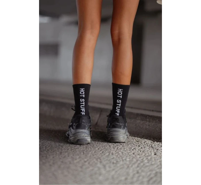 Bavlněné Dámské Ponožky HOT model 21679029 Černé - Milena Bavlněné Dámské Ponožky HOT model 21679029 Černé - Milena