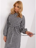 LK SK 509516 šaty.04 bílá a černá