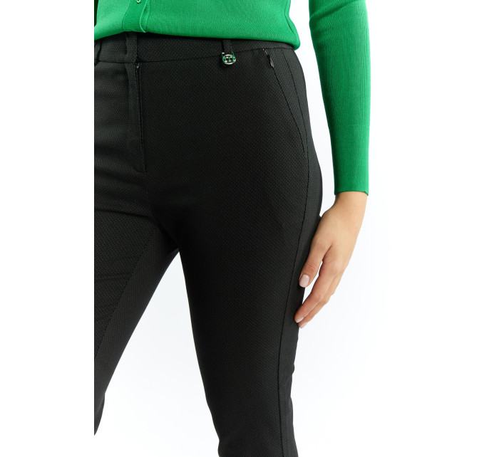 Kalhoty Dámské kalhoty model 19703874 fit černé - Monnari
