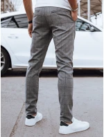 Pánské volnočasové kalhoty tmavě šedé FashionStreet UX4403