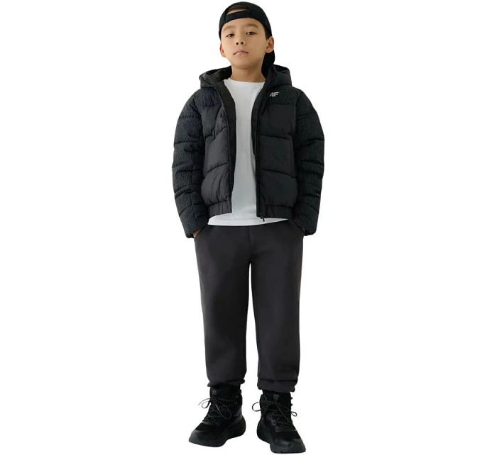 Chlapecká péřová bunda  tmavě černá JWAW25TDJA 20S model 22052166 - 4F