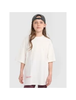 Dívčí tričko oversize s potiskem model 21736445 - 4F Dívčí tričko oversize s potiskem model 21736445 - 4F