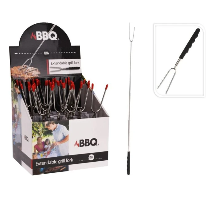 TELESKOPICKÁ VIDLICE NA GRIL 24-72 CM
