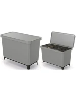SORTIBOX 3W1 SMOOTH GRAY odpadkový koš SORTIBOX 3W1 SMOOTH GRAY odpadkový koš