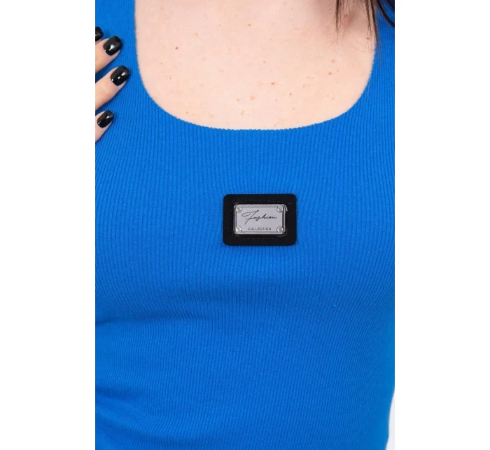 Pruhovaná halenka s halenkou v barvě chrpy Pruhovaná halenka s halenkou v barvě chrpy