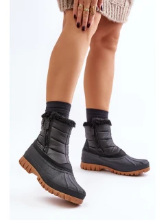 Dámské Sněhule Zateplené Kožešinou Na  Černé model 21676953 - Lee Cooper