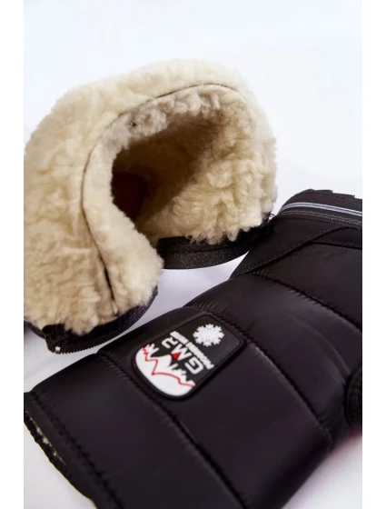 Dámské sněhule se zipem Progress PROGJ-21-09 Černé Dámské sněhule se zipem Progress PROGJ-21-09 Černé