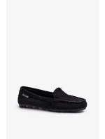 Dámské mokasíny vyrobené z Eco Suede Black Amrutia Dámské mokasíny vyrobené z Eco Suede Black Amrutia