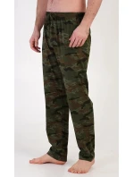 Pánské pyžamo kalhoty Army 4102 khaki - Gazzaz