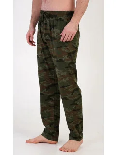 Pánské pyžamo kalhoty Army 4102 khaki - Gazzaz