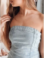 Džínové trubicové mini šaty NETUBA modré FashionStreet EY2591