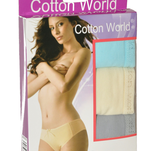 Dámské kalhotky Cotton World lycra A'3