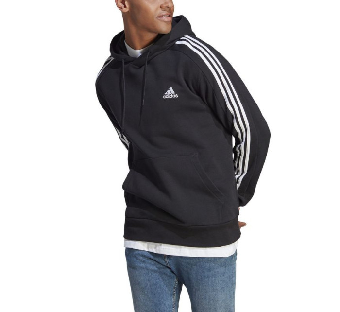 Mikina adidas Essentials French Terry 3-Stripes Hoodie M IC0435