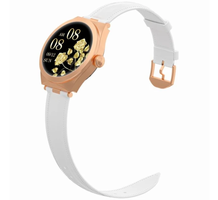 Chytré hodinky Gravity Pink Gold White GT25-5 Chytré hodinky Gravity Pink Gold White GT25-5