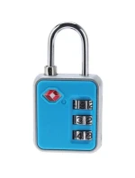 VISACÍ ZÁMEK NA KUFŘÍK PROWORLD MODRÝ