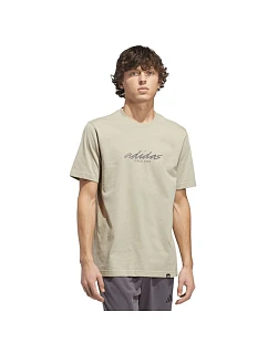 Pánské tričko adidas Color Connect Graphic T-shirt beige KE1315 pánské