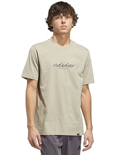 Pánské tričko Color Graphic Tshirt beige pánské model 22062856 - ADIDAS