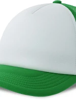 Atlantis Headwear Kid Rapper-S 5 panelová Trucker kšiltovka 33.0295 white/green