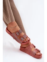 Dámské Pantofle S A Růžové model 21695878 - Zaxy