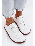 Kožené dámské tenisky Barefoot Zazoo N1243 Bílé