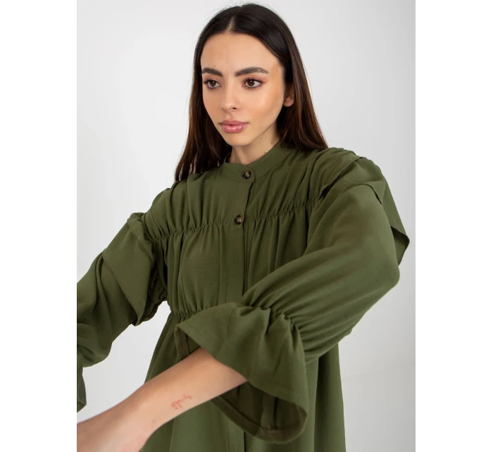 Dámská košile TW KS BI 2021745.13X khaki - FPrice