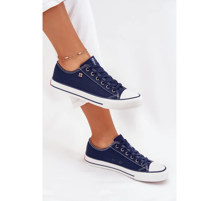 Dámské nízké tenisky Big Star – tmavě modré Dámské nízké tenisky Big Star – tmavě modré